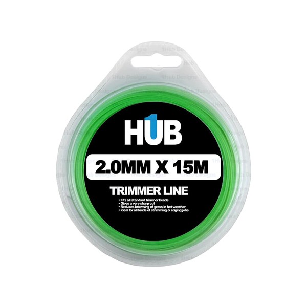 OneHub Trimmer line 2.0mm x 15m Strimmer Line for Garden