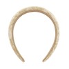 axy Wide Headband with Fabric Padded in Marble Look Elegant