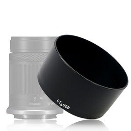【Replaces for ET-60B】 ET-60B Lens Hood for Canon RF-S 55-210mm f/5-7.1 is STM Lens, Compatible with Ф55mm Lens Cap and Filters