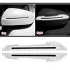 12 Pieces Reflective Car Stickers Set Rearview Mirror Reflective Warning