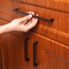 KOOFIZO Solid Square Bar Cabinet Handle - Oil Rubbed Bronze