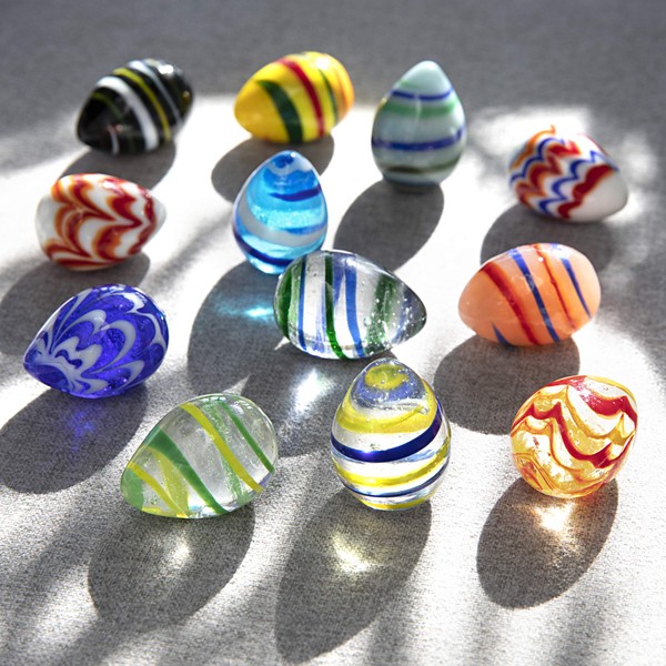 HDCRYSTALGIFTS Crystal Eggs Easter Eggs Handmade Tiny Eggs Decorative Home