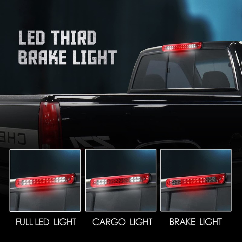3rd Third Brake Light LED Compatible with 1988-1999 Chevy/GMC C/K-Series