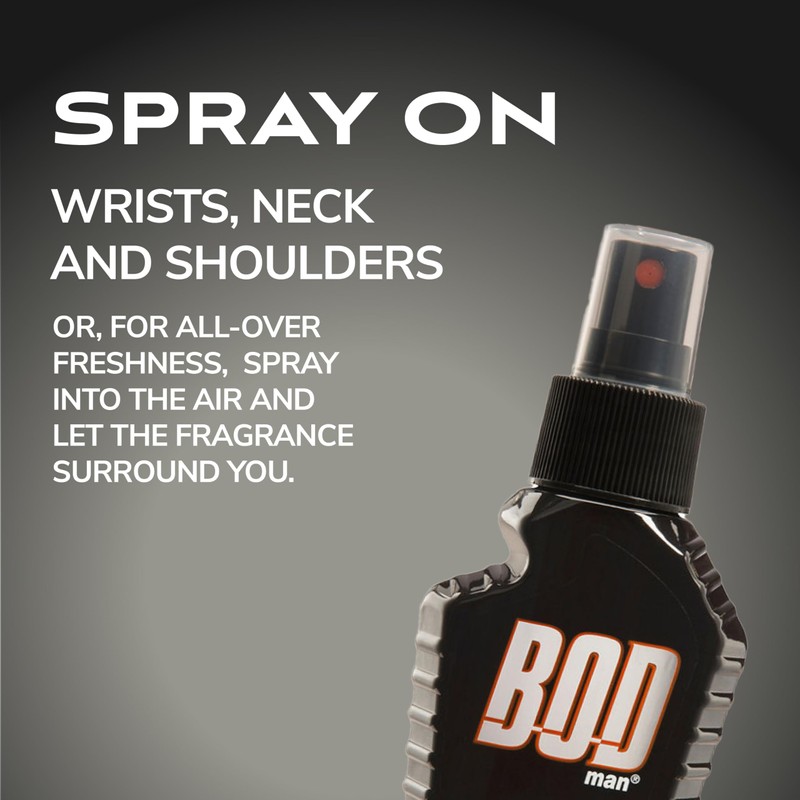 BOD man Body Spray Holiday Gift Set for Him -