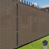 E&K Sunrise 4' x1' Privacy Fence Screen with Grommets, Outdoor