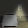 TOPGREENER LED Guide Light Receptacle with Automatic Daylight Sensor, Night