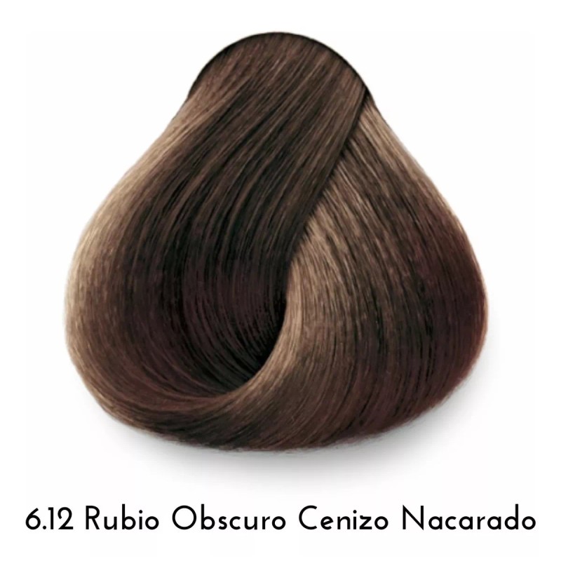 Kuul Tinte Tono 6.12 Rubio Obscuro Cenizo Nacarado Tubo90g