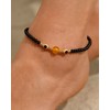 Wizock Evil Eye Black Agate Anklet Protection Good Luck Amulet