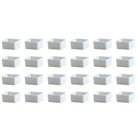 Brustro Empty Watercolour Half Pans - Pack of 24