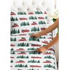 Queen Christmas Trucks Sheet Set - Holiday Xmas Pattern Linen