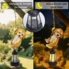 ZaaYee Solar Hanging Dog Statue, Golden Retriever