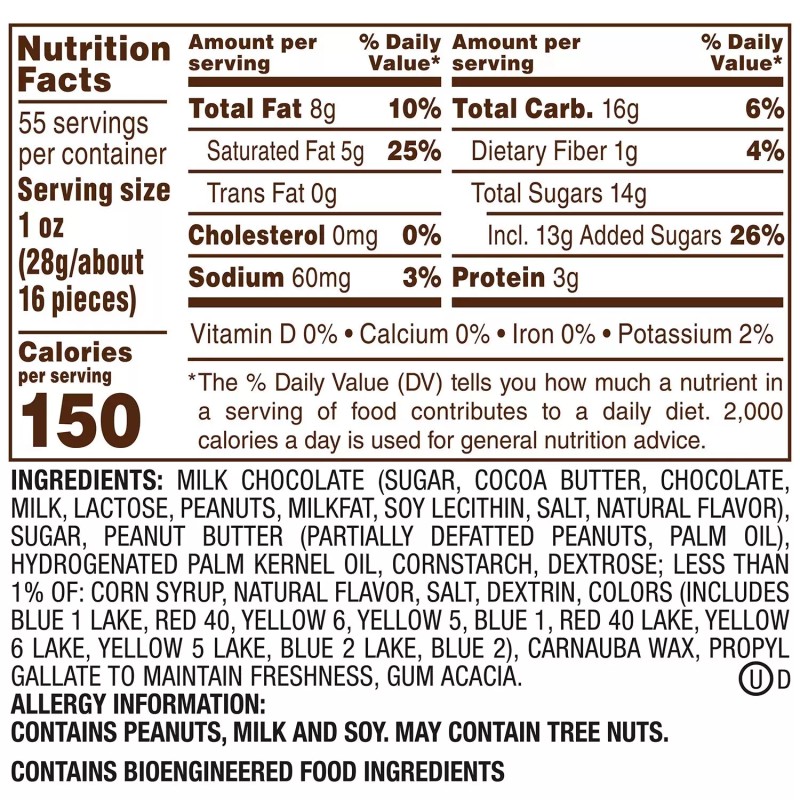 M&M's Peanut Butter Chocolate Candies - 55oz