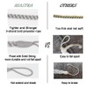 Hiastra Curtain Tiebacks Ropes, 2pcs Decorative Handmade Tie Backs Curtain