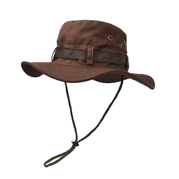 UltraKey Outdoor Sun Hat Double Layer Army Style Bush Jungle