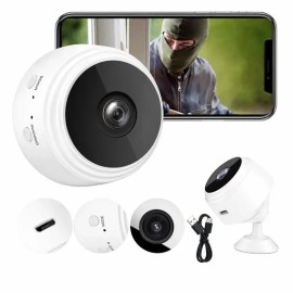 Mini Cámara Espía WiFi Oculta 1080p HD Con Visión Nocturna y Detección Movimiento