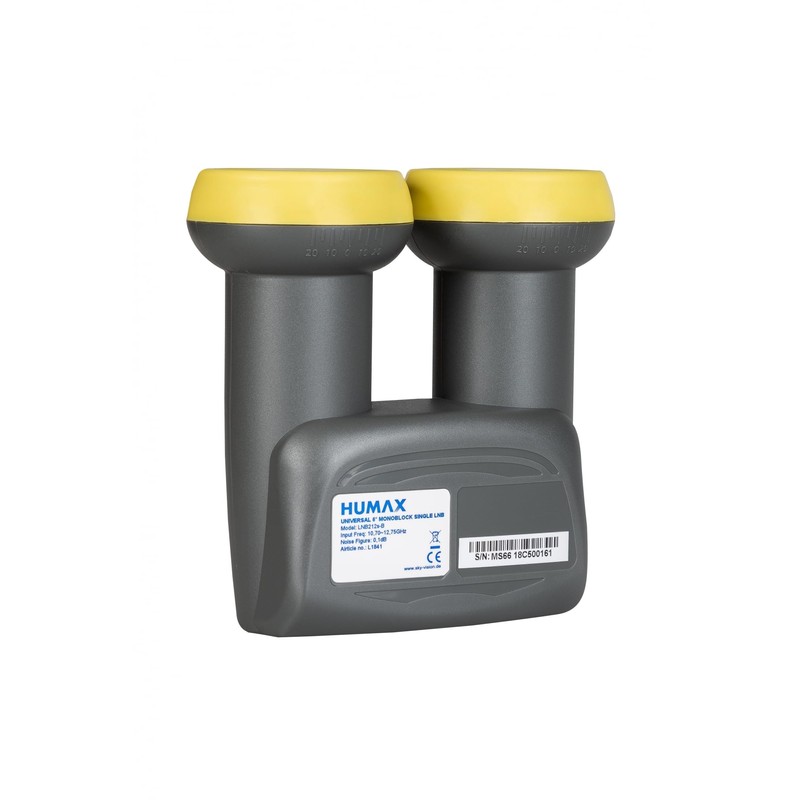 Humax Digital LNB 212 B Monoblock Single 6 Degrees Distance,