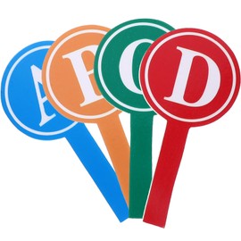 Tofficu 4Pcs Writing Board Blank scoreboards Handheld Blank one Side Handheld Prototype The Sign Letter Blank Scoreboard erasable erasable whiteboard Foam Mini Wipe The Board Portable