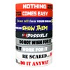 RUANJAI 12 Pack Motivational Wristbands for Men, Women & Teens,