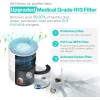 Himox HEPA Air Purifier Large BedRoom Filter for Allergies Smoker