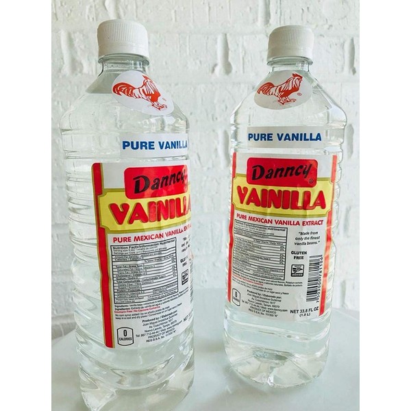 Danncy Vanilla - Clear Pure Vanilla - 33oz - 2 pack