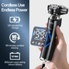 Electric Shaver for Men, 3-in-1 Rechargeable Razor and Trimmer