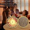 Sobriety AA Chip Sobriety Coin Year Sober Anniversary Triplate Recovery