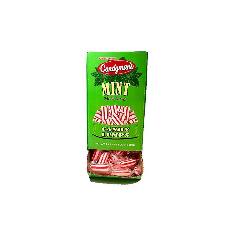 Candyman's Individually Wrapped Hard Candy Naturally Flavored Red & White