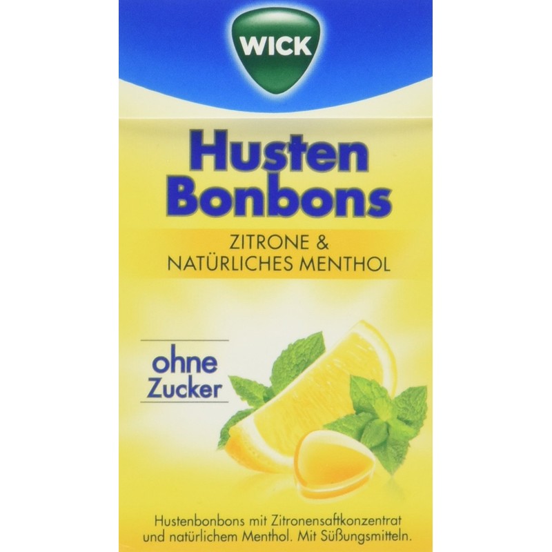 Wick Lemon & Natural Menthol No Sugar Click Box Pack