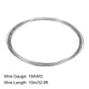 sourcing map 16 Gauge Resistance Wire Wrapping 33ft Nichrome Heating