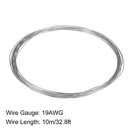 sourcing map 16 Gauge Resistance Wire Wrapping 33ft Nichrome Heating Resistor Wires