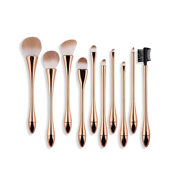 Foundation Blush Loose Powder Brush Eye Shadow Concealer Brush 10pcs