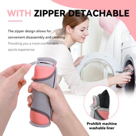 Sportneer Hand Weights Set, Detachable Walking Weight of 2 (1lbs or 2lbs Each) Soft Dumbbells Sets for Women Men Walking Dumbbell with Hand Strap for Workout Running Physical Therapy Aerobics