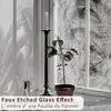 ChicSkin Modern Botanical Etched Glass Window Privacy Film, Thickened Decorative