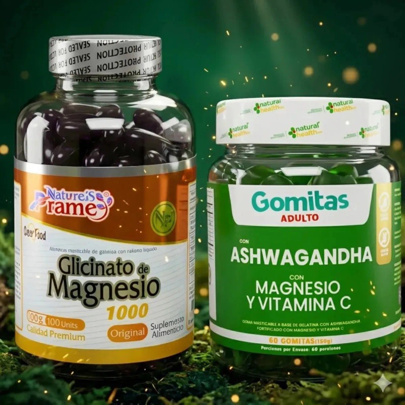 Glicinato Magnesio 240 Cápsulas Snatural Lactosa Libre Gluten