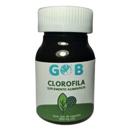 Clorofila En Polvo - 60 Cápsulas - Suplemento Alimenticio Sabor Sin sabor                                                                             