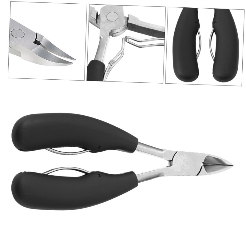 FRCOLOR 1pc Toenail Nipper Ergonomic Thick Toe Nail Clippers Precision