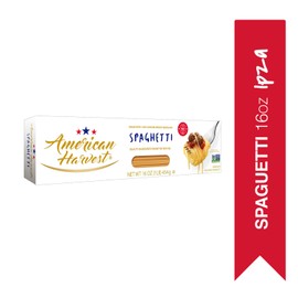 AMERICAN HARVEST, Spaghetti, Pasta, Made in America with Premium Durum Wheat, Enriched Macaroni with Vitamins, 16 oz, 20 pack