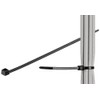 Weather-Resistant Nylon Cable Ties 100 x 2.5 mm BLACK 100 PCS PACK