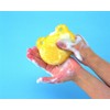 AZUMA AZ958Y Hand Wash Sponge with Soap Live Frog, Yellow