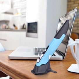 2.4GHz Wireless Optical Pen Mouse Ergonomic Pen Mouse with Adjustable 500/1000DPI Plug and Play Wide Compatibility Blue