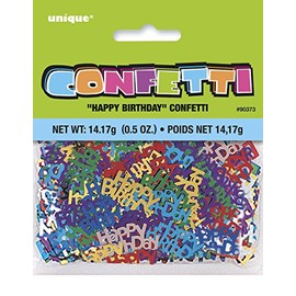 Foil "HAPPY BIRTHDAY" Party Confetti, 0.5oz
