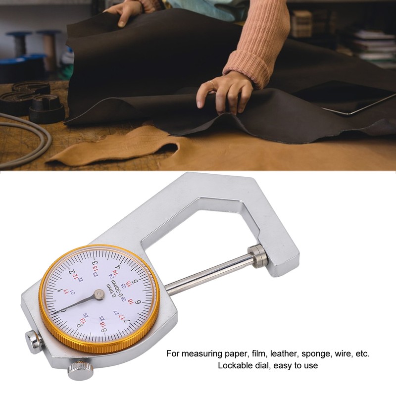 Flat Head Thickness Gauge High Accuracy Pocket Thickness Measuring Tool