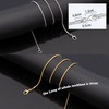 EuTengHao 12Pcs Necklace Chains Snake Chain 1.2 mm Necklace with