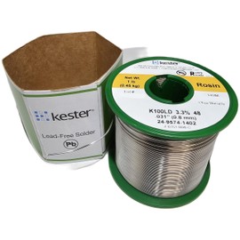 Kester 24-9574-1402 K100LD, Lead-Free, Rosin Wire Solder, 031" Diameter-Low Cost Alloy, 1 LB Spool