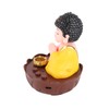 Singing Buddha Figurine USB Charging Desktop Buddha Decorative Statue with