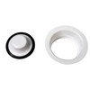 Westbrass D2089-50 3-Bolt mount Waste Disposal Flange & Stopper, Powder