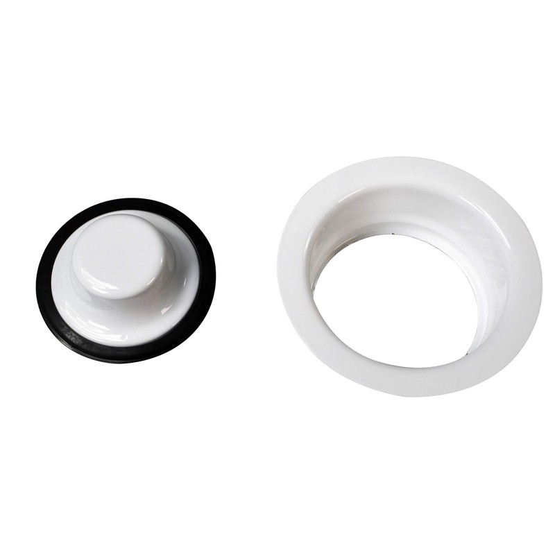Westbrass D2089-50 3-Bolt mount Waste Disposal Flange & Stopper, Powder