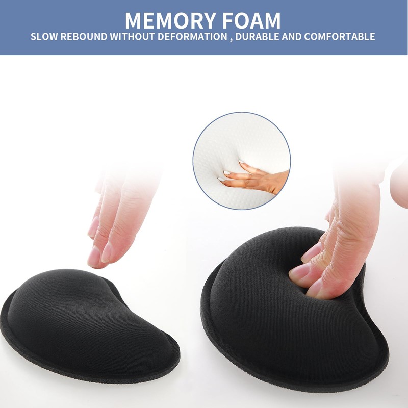 DSLSQD Mouse Wrist Rest, Ergonomic Wrist Rest, Non-Slip Base, Mouse