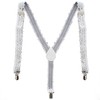 Zac's Alter Ego Men/Ladies 25mm Width Adjustable Sequin Braces/Suspenders -