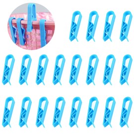 Bin Bag Clip, Bin Can Clip, Rubbish Bag Securing Clip, Waste Bin Bag Clips, Plastic Clip, Rubbish Bag Clips, Rubbish Bin Bag, Non-Slip Clip, Pack of 20